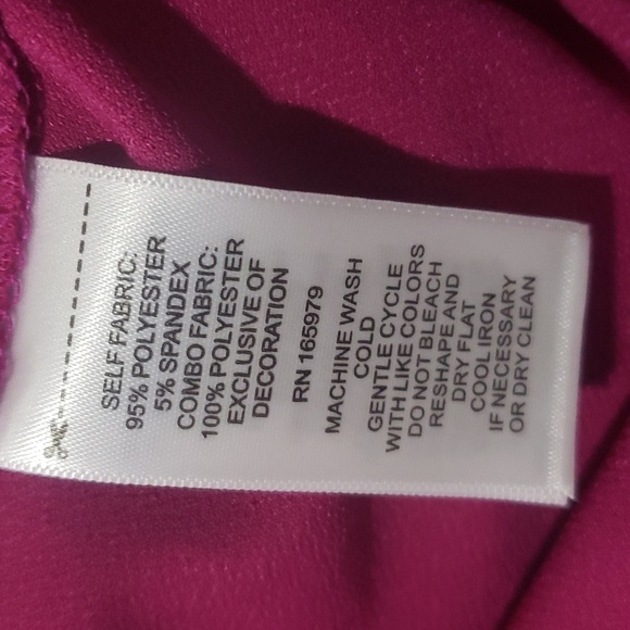 1762- Cable & Gauge Women’s Long Sleeve Blouse with Gold Chain Detail Size M NWT - Picture 9 of 10